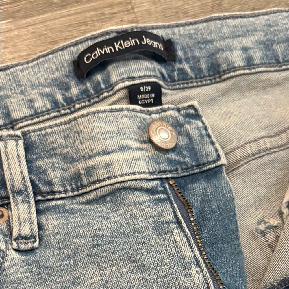 Calvin Klein Jeans Light Blue Denim. Women’s Size 8 - Picture 4 of 8
